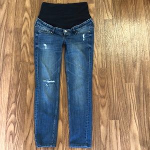 Denim & H&M Jeans maternity Sz 4 W 30 x 26 1/2 1/2